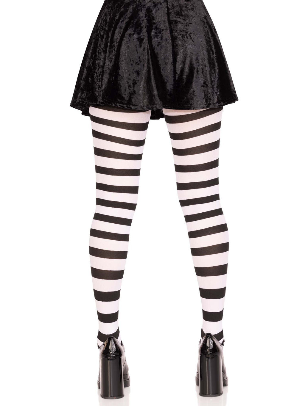 Leg Avenue Darby Striped Opaque Tights