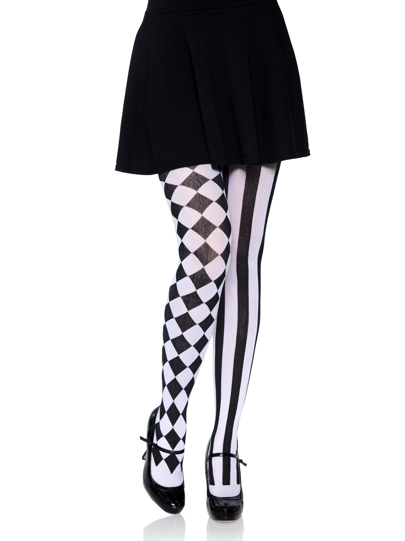 Leg Avenue Aura Harlequin Diamond Stripe Women's Tights
