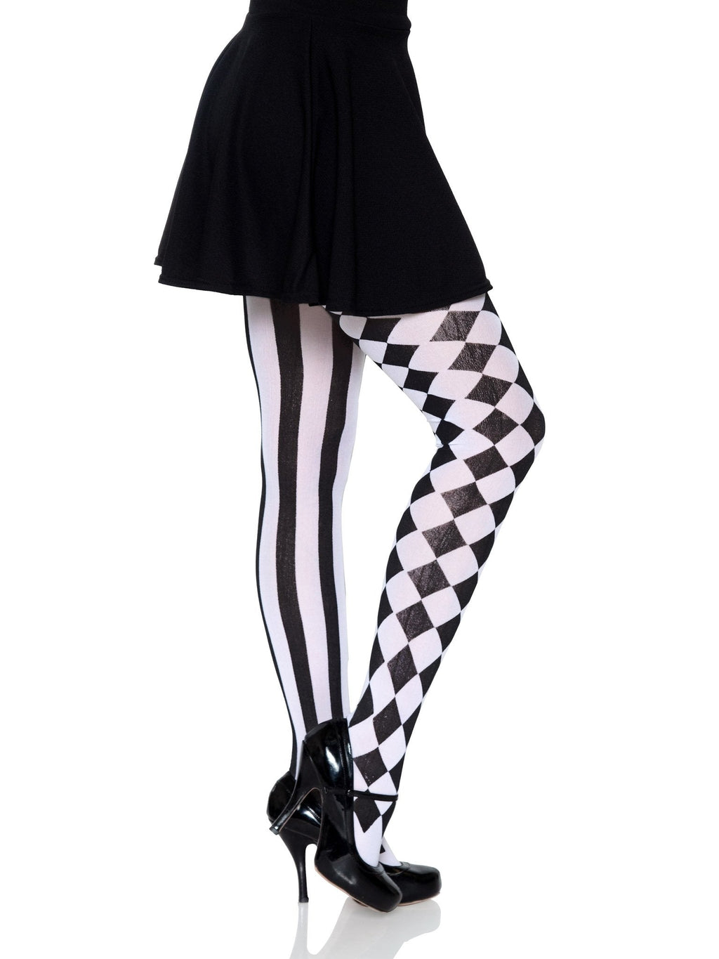 Leg Avenue Aura Harlequin Diamond Stripe Women's Tights
