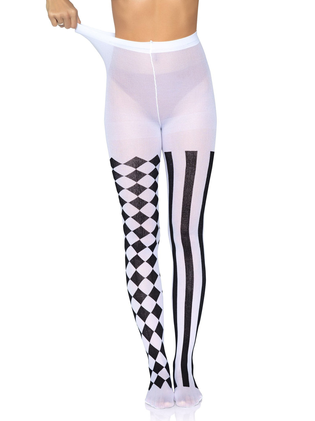 Leg Avenue Aura Harlequin Diamond Stripe Women's Tights