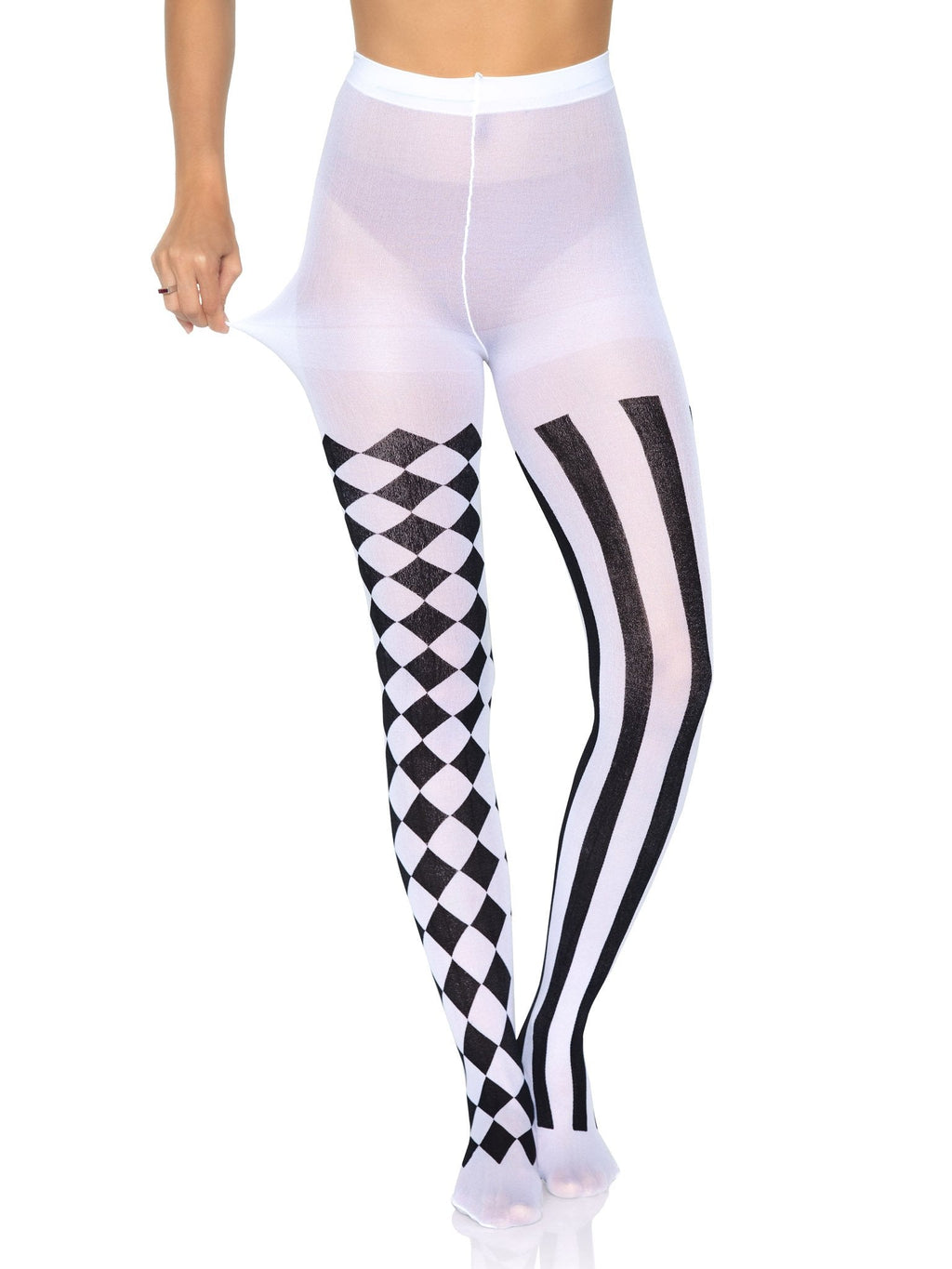 Leg Avenue Aura Harlequin Diamond Stripe Women's Tights