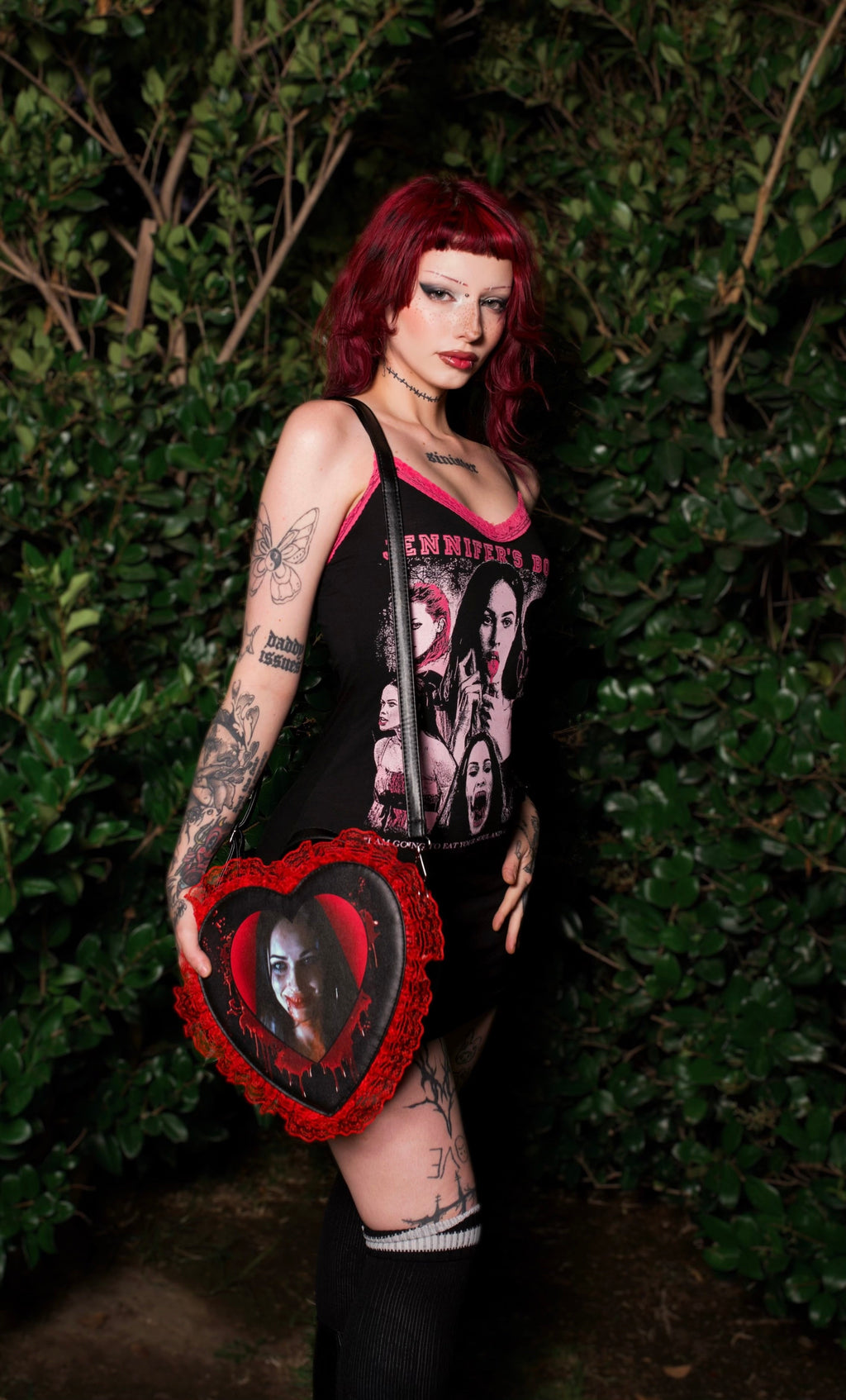 Vera's Eyecandy Jennifer's Body Lace Strap Horror Dress