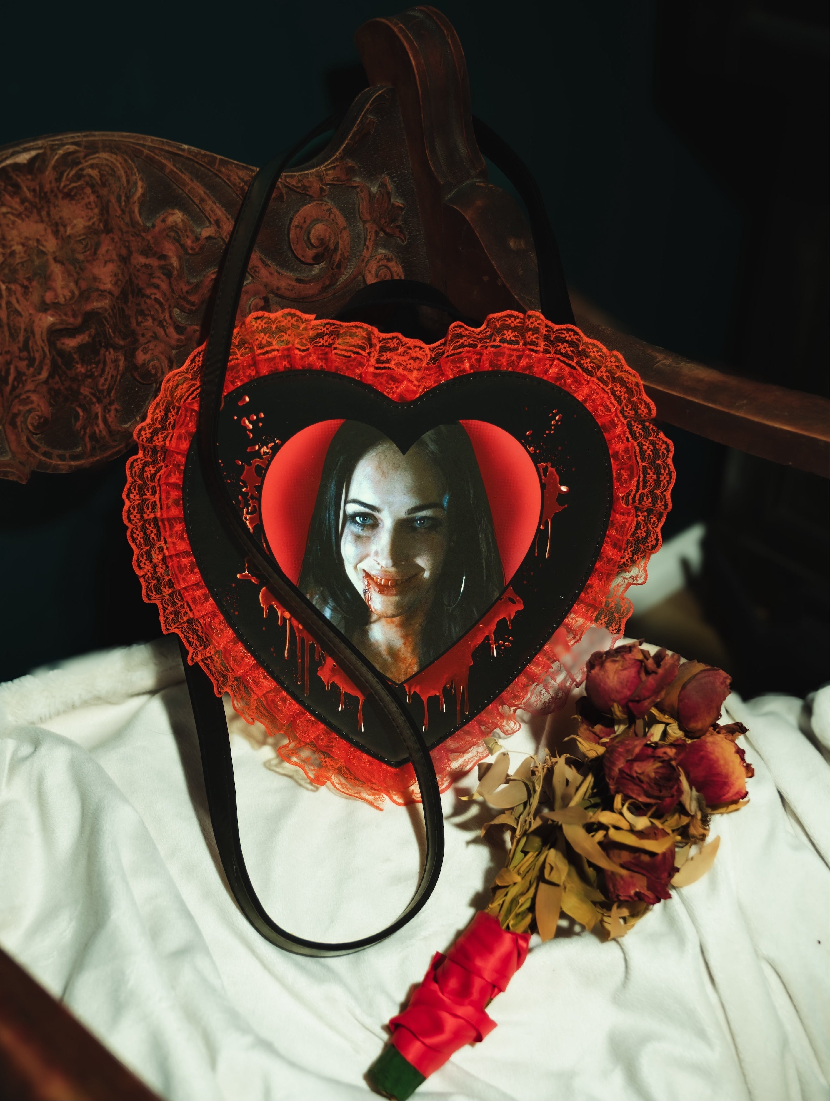Vera's Eyecandy Jennifer’s Body Heart Shaped Bag