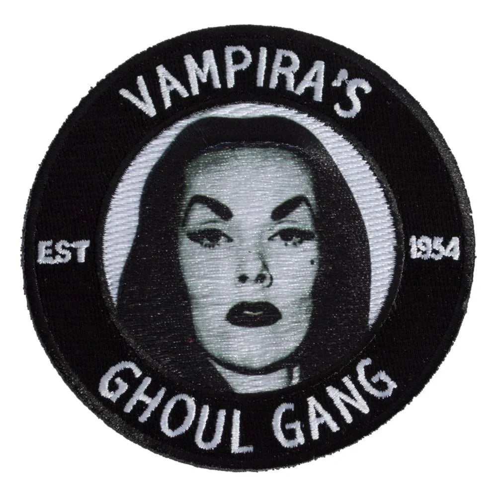 Kreepsville 666 Vampira Ghoul Gang Iron On Embroidered Patch