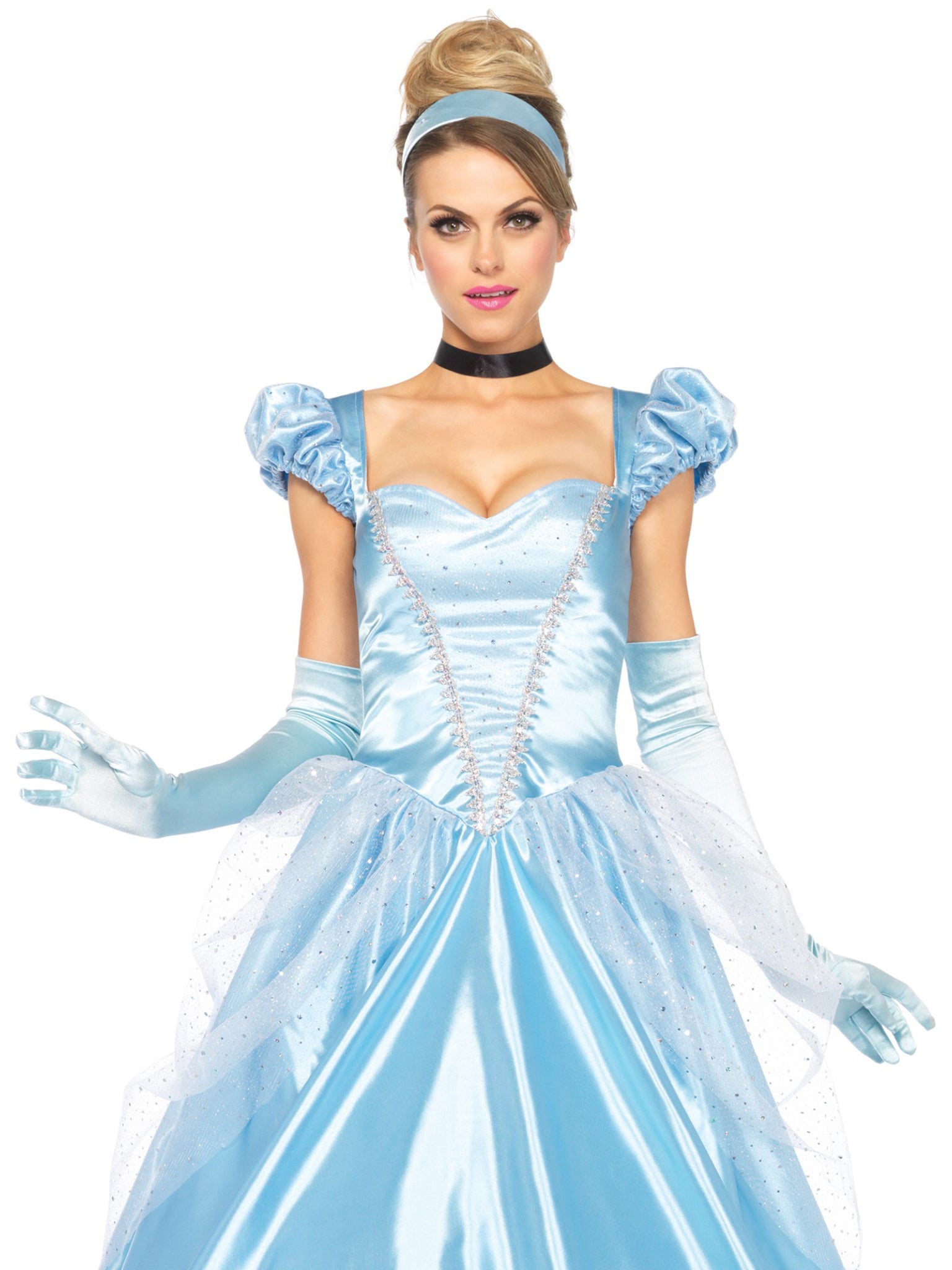 Leg Avenue Extra Long Opera Length Satin Gloves