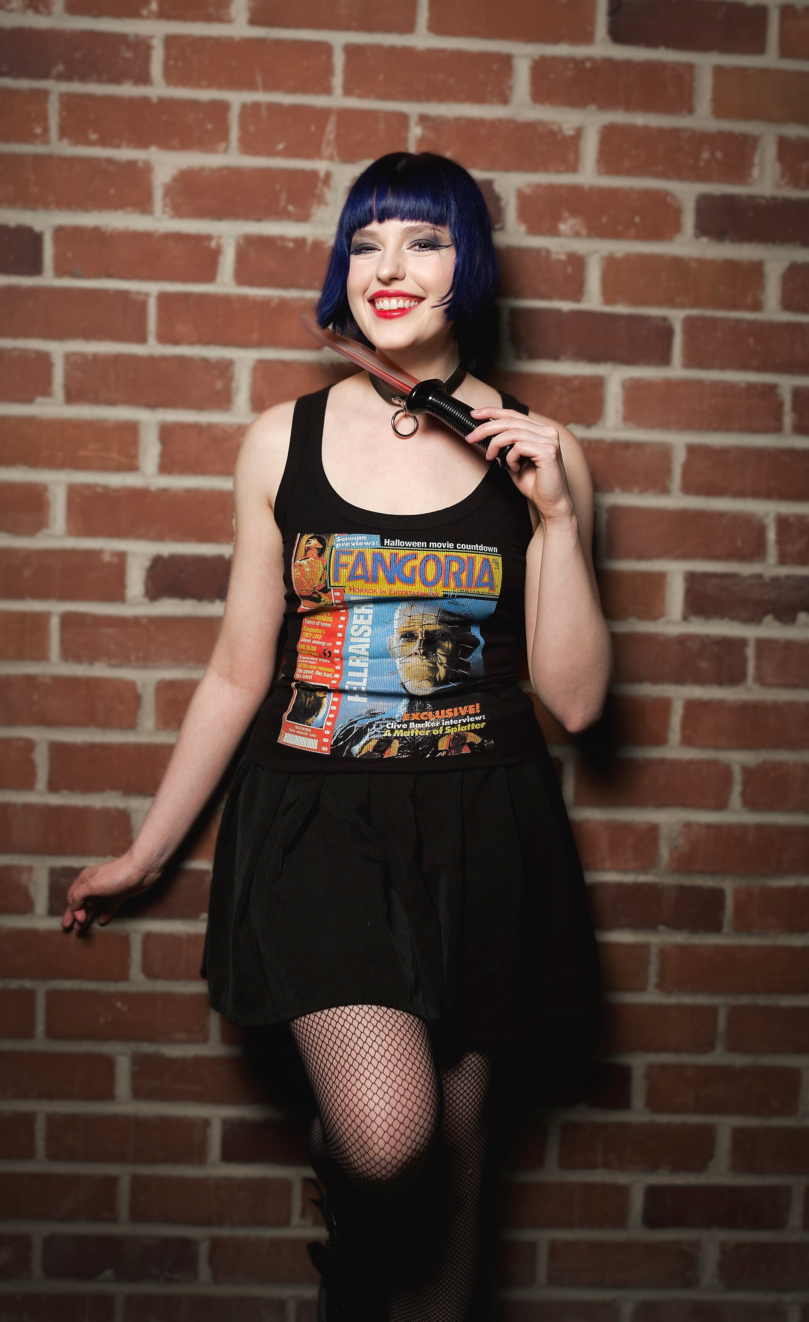 Vera's Eyecandy Pinhead X Fangoria Ribbed Tank Top
