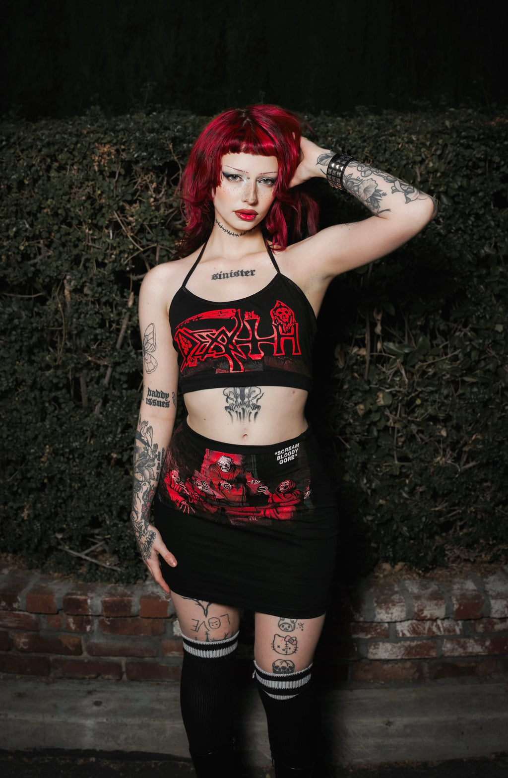 Vera's Eyecandy Two Piece Death Dress