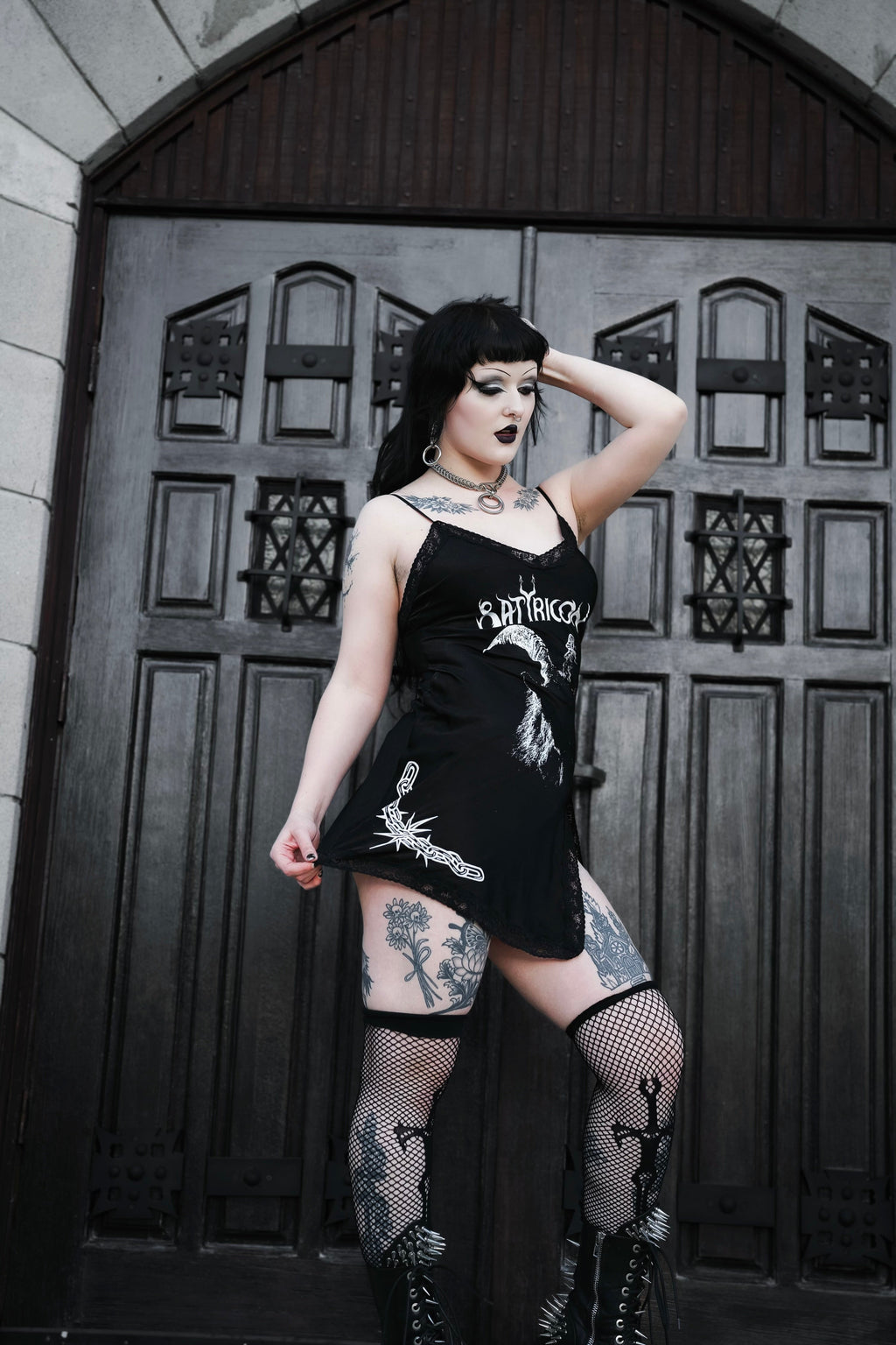 Vera's Eyecandy Satyricon Mini Slip Dress