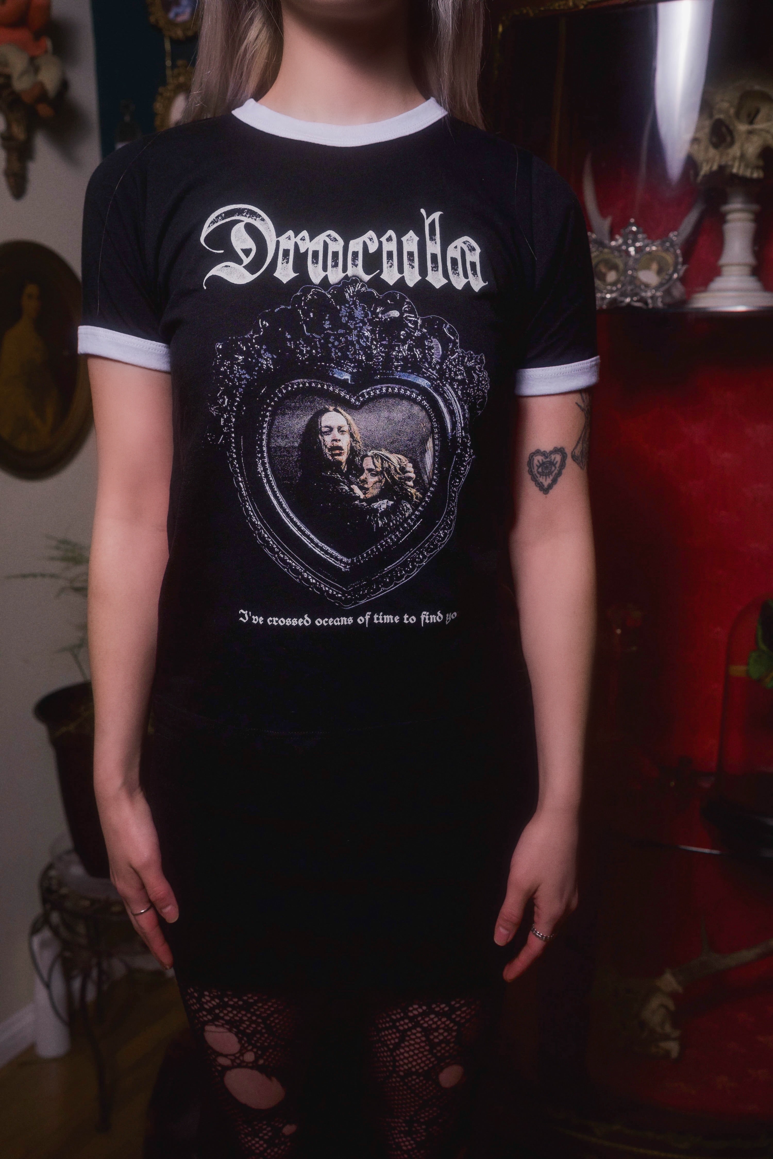 Vera's Eyecandy Oceans of Time Dracula Ringer Tee