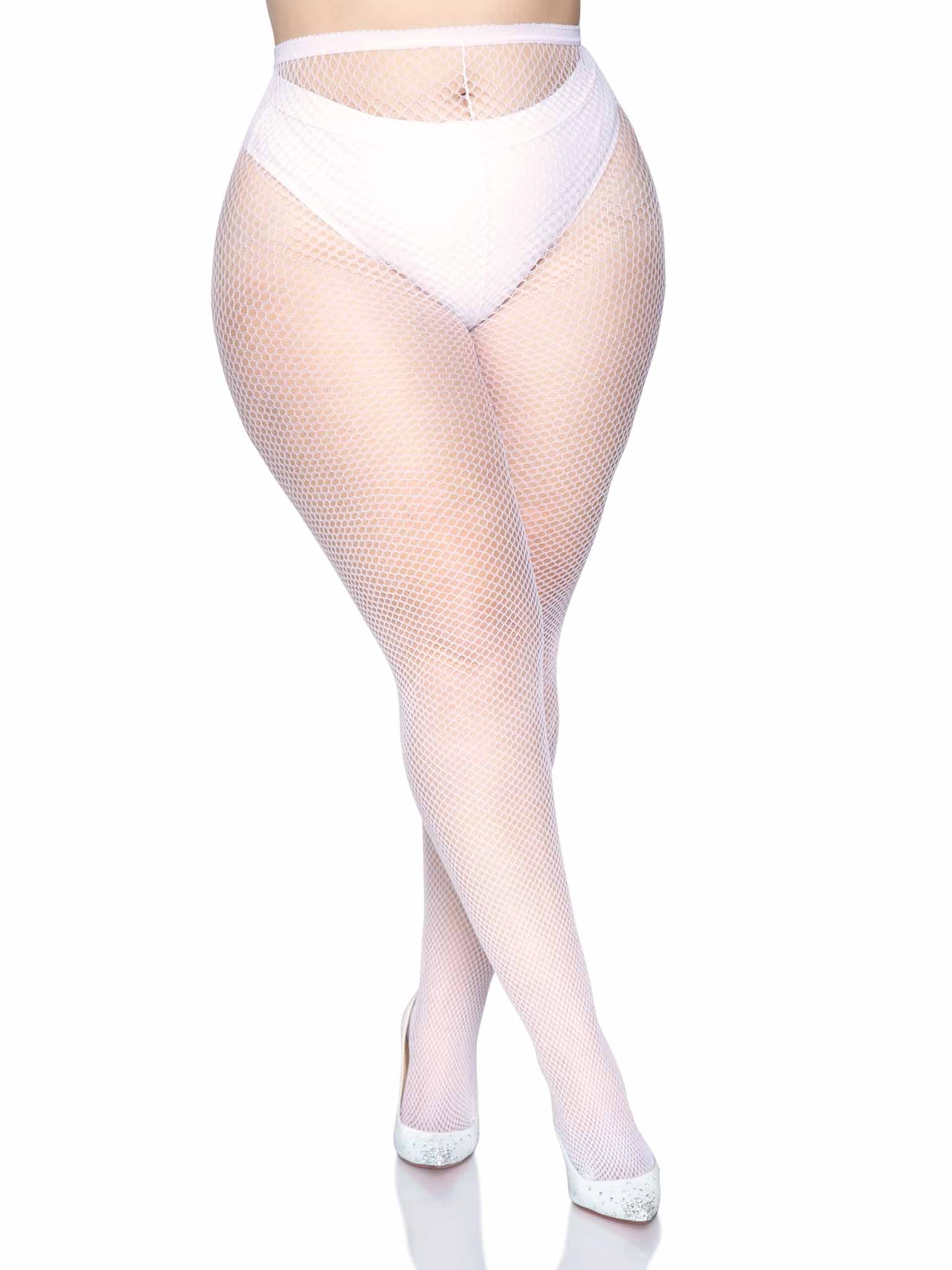 Leg Avenue Risa Nylon Fishnet Tights 2 Sizes