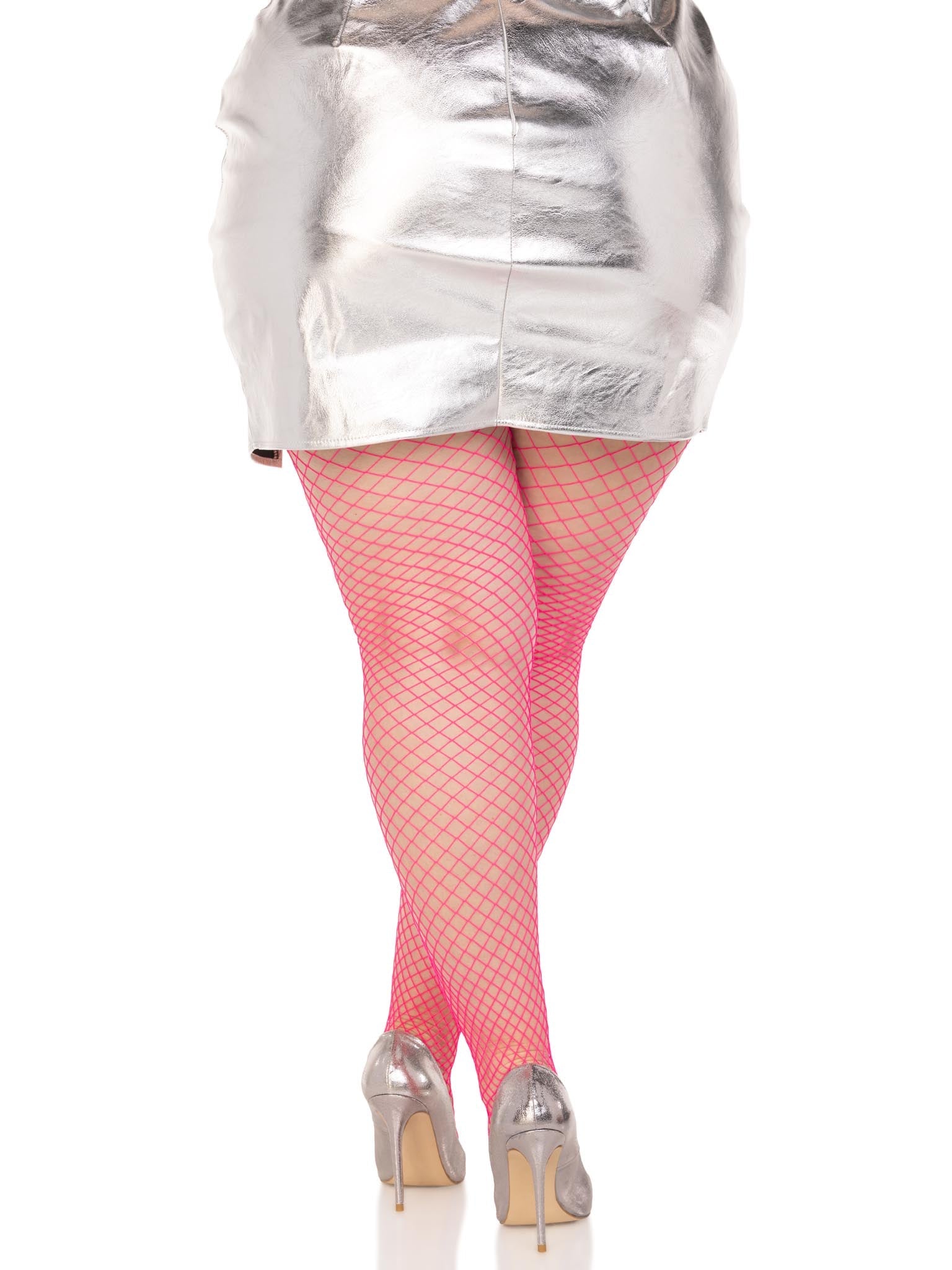 Leg Avenue Plus Gaia Spandex Net Industrial Tights