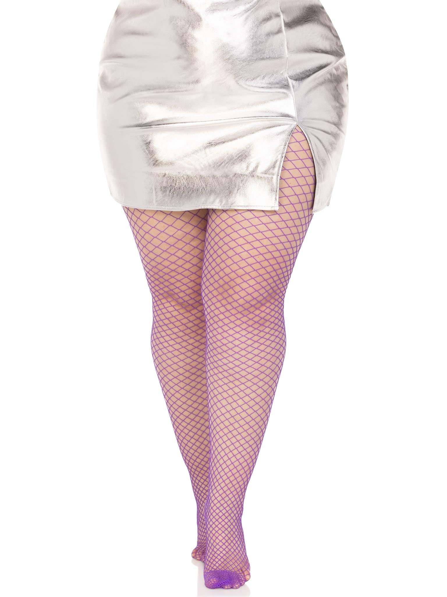 Leg Avenue Plus Gaia Spandex Net Industrial Tights