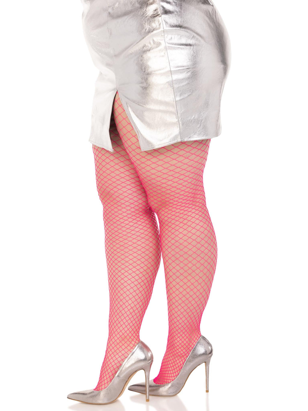 Leg Avenue Plus Gaia Spandex Net Industrial Tights
