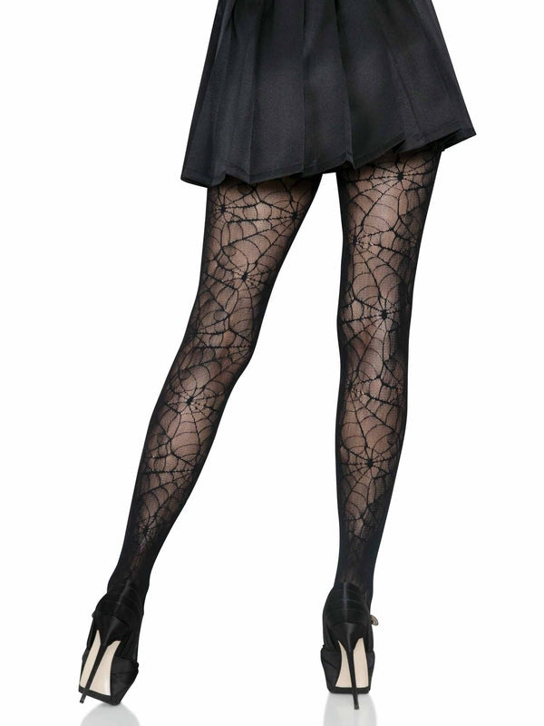 Leg Avenue Gothic Spiderweb Lace Tights