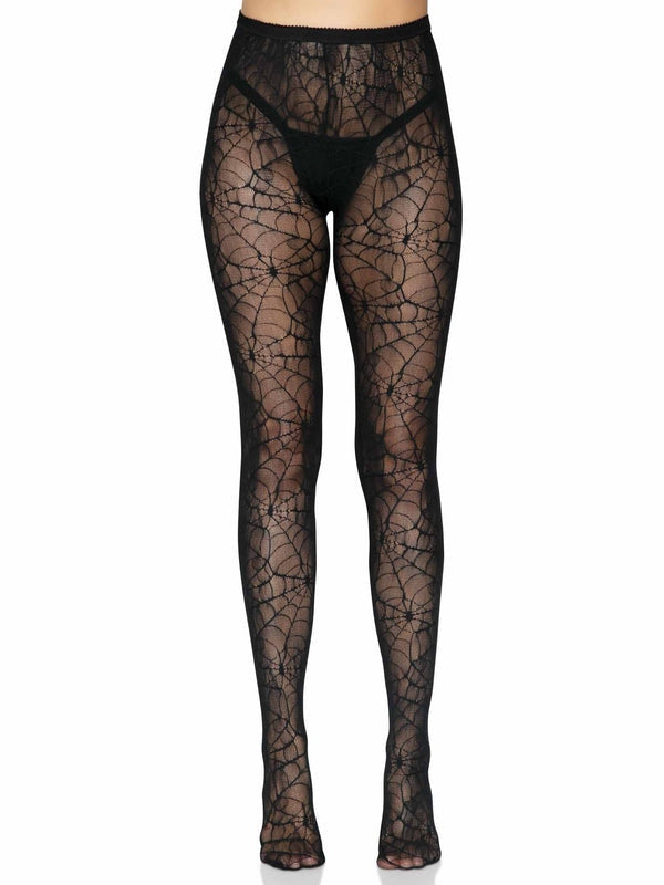 Leg Avenue Gothic Spiderweb Lace Tights