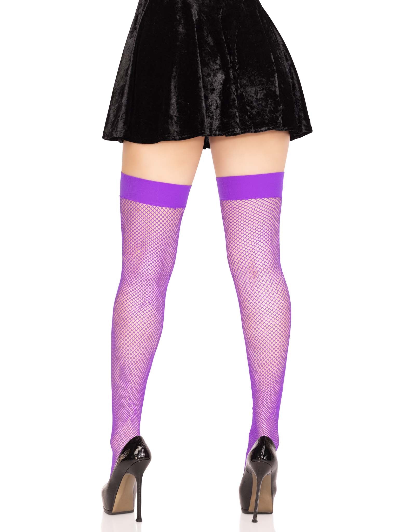 Leg Avenue Joy Fishnet Thigh High Stockings