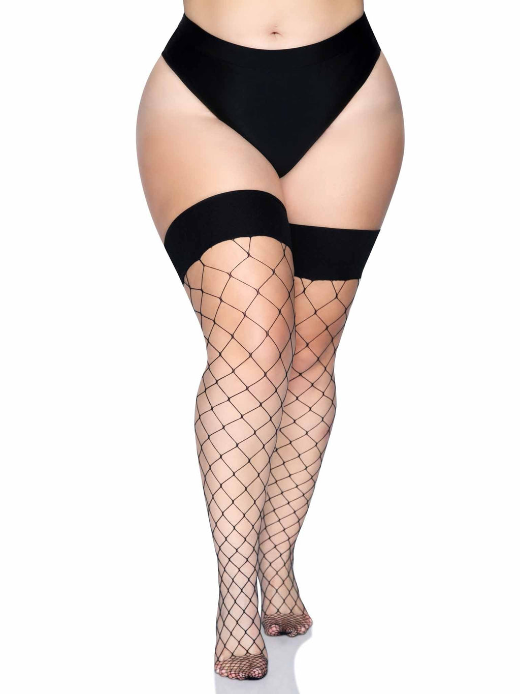 Leg Avenue Reese Fence Net Large Hole Stockings 2 Sizes