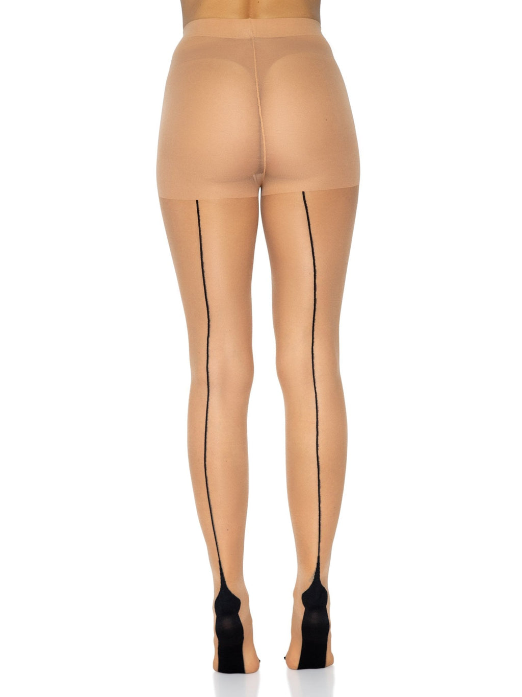 Leg Avenue Nyx Sheer Cuban Heel Tights 2 Sizes