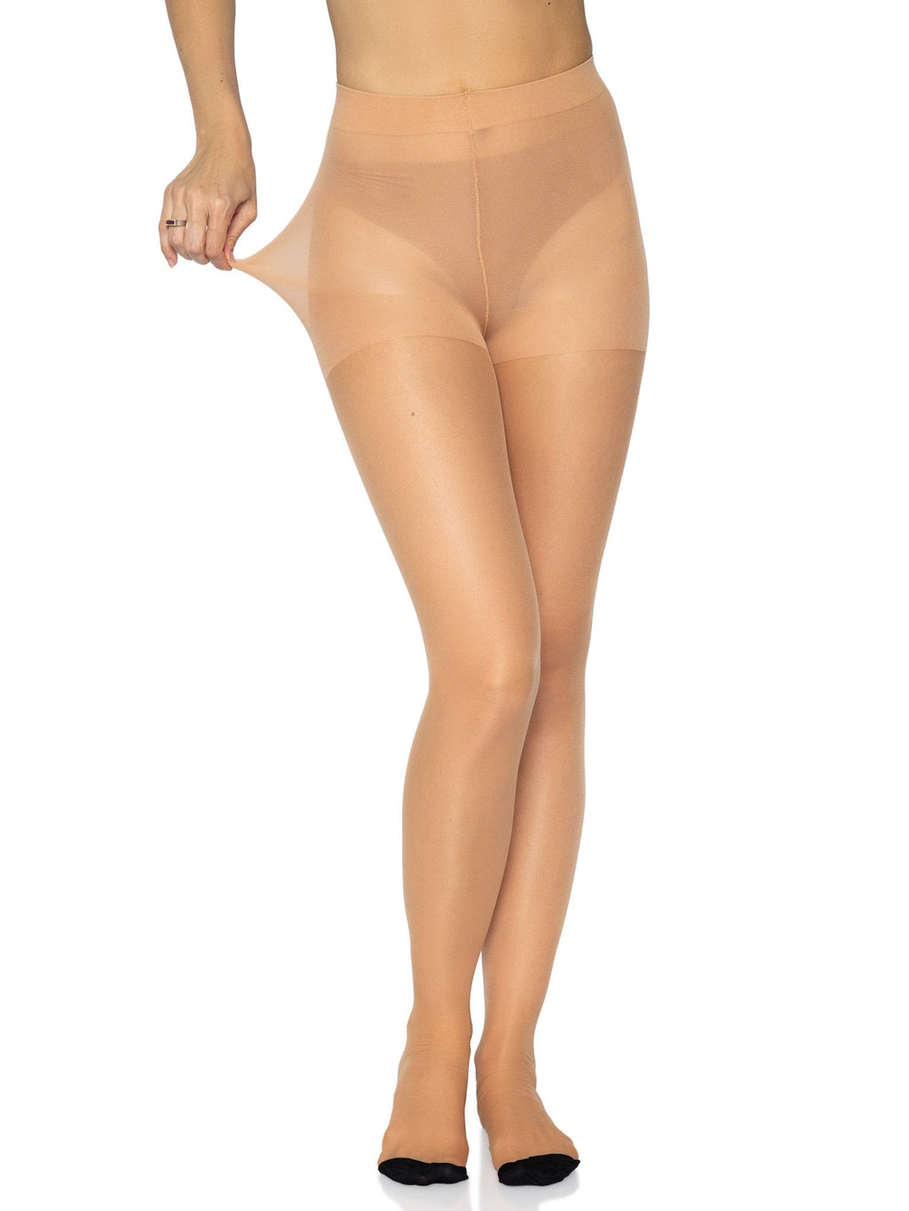 Leg Avenue Nyx Sheer Cuban Heel Tights 2 Sizes