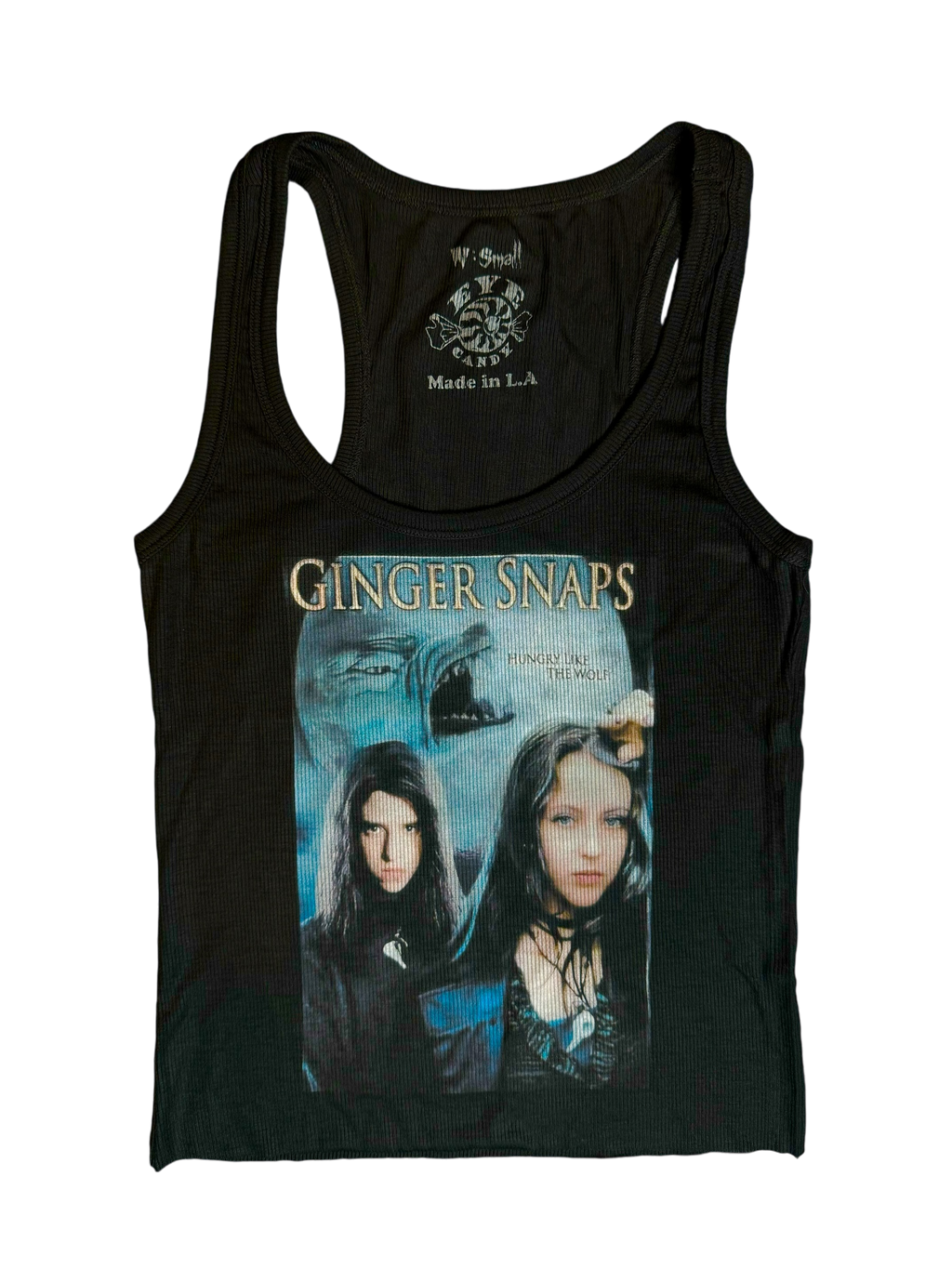 Vera's Eyecandy Ginger Snaps Ribbed Horror Tank Top