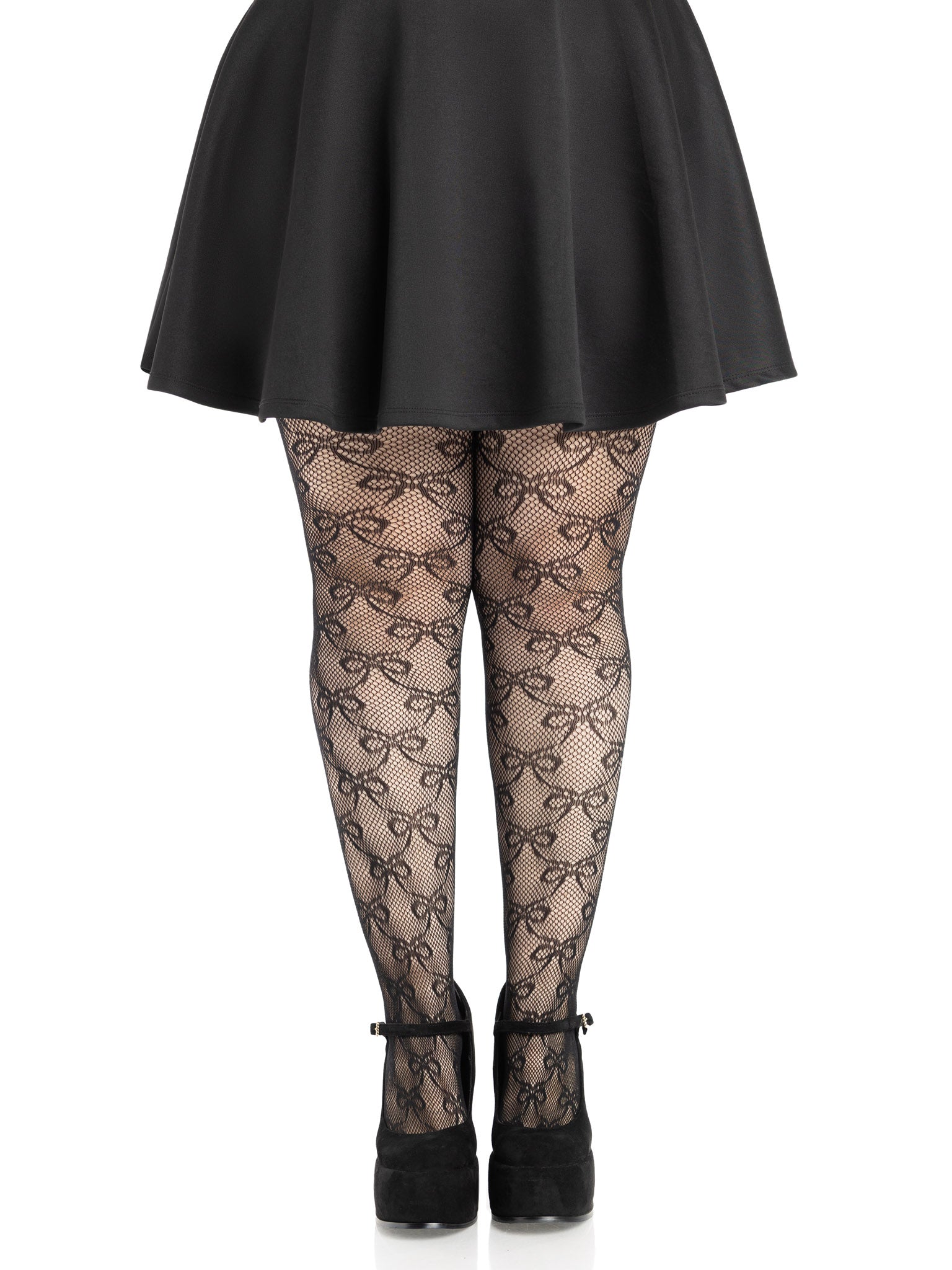 Leg Avenue Bow Babe Net Tights