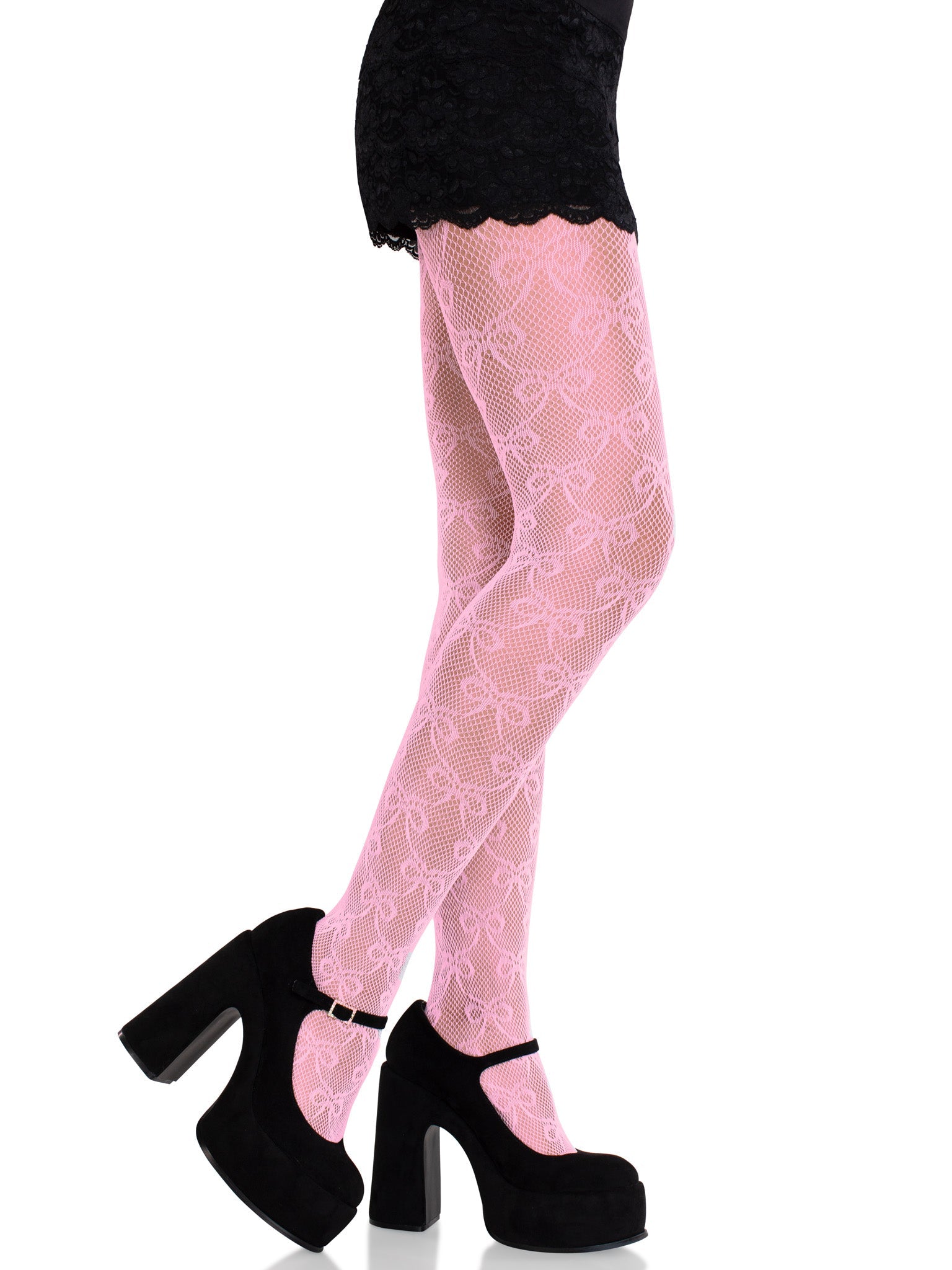 Leg Avenue Bow Babe Net Tights