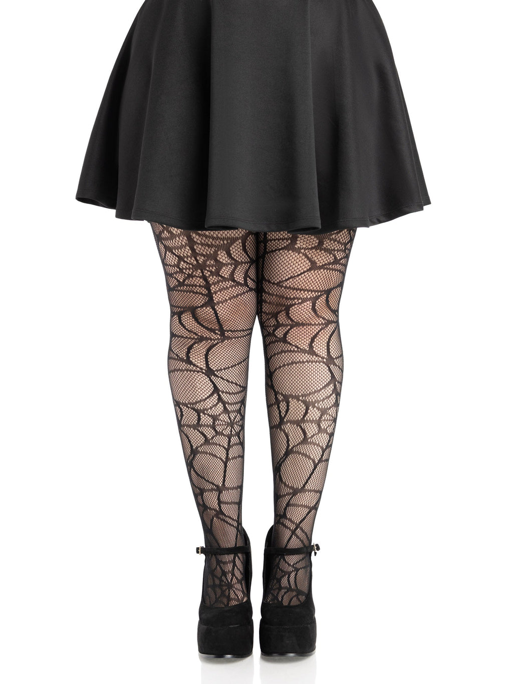 Leg Avenue Plus Size Spiderweb Net Tights
