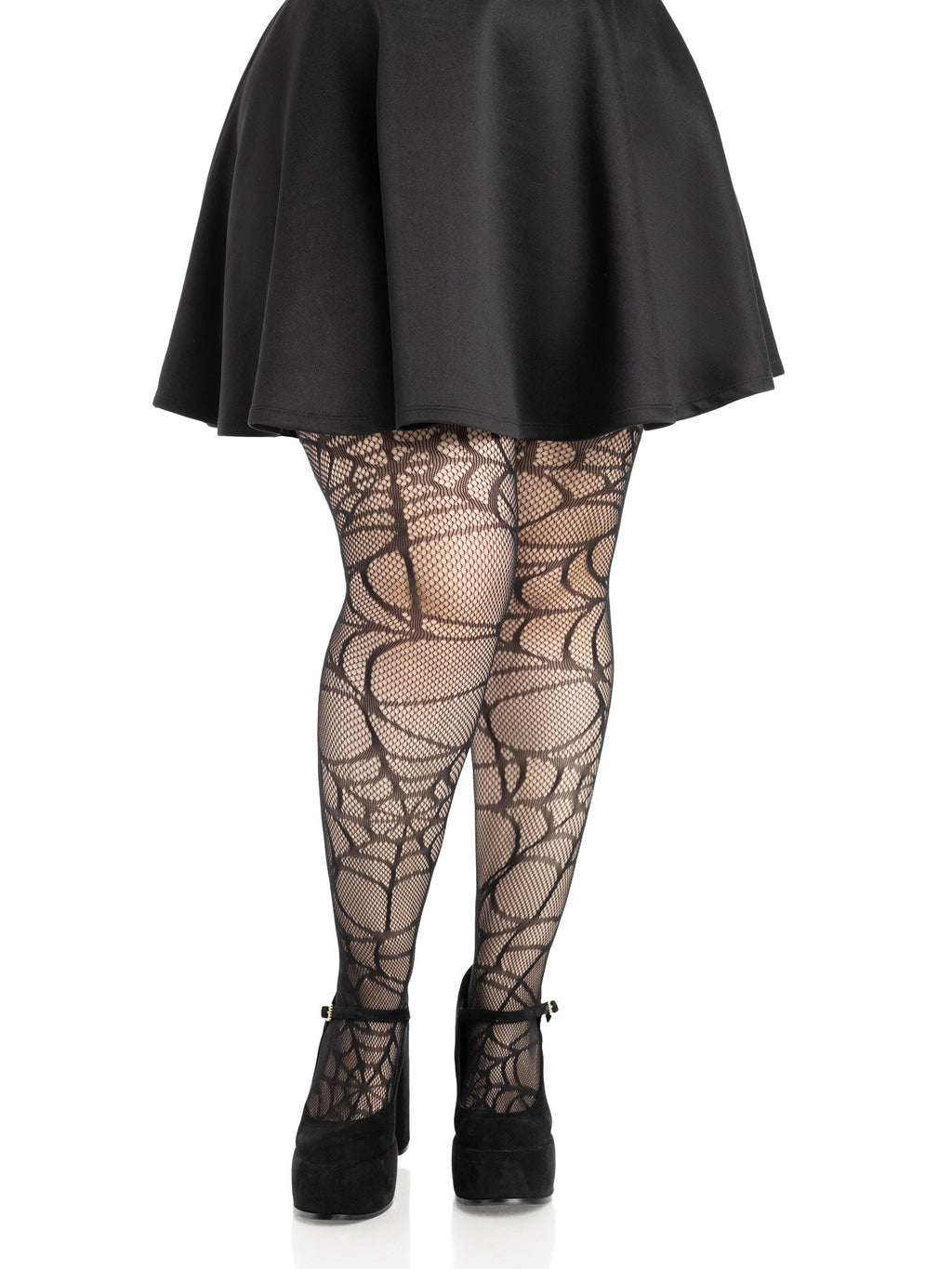 Leg Avenue Plus Size Spiderweb Net Tights
