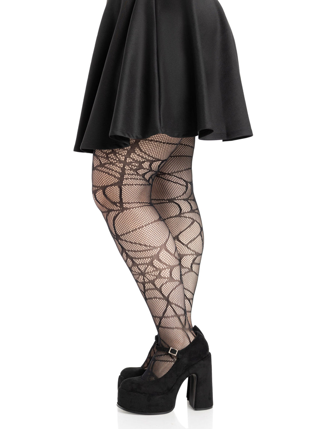 Leg Avenue Plus Size Spiderweb Net Tights