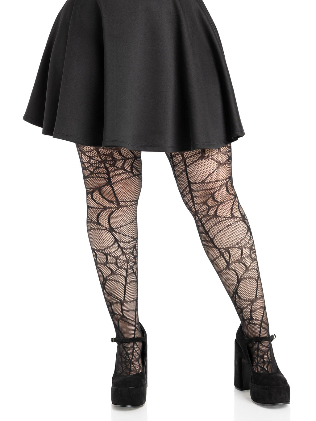 Leg Avenue Plus Size Spiderweb Net Tights