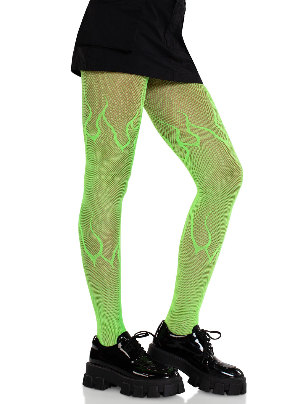 Leg Avenue Flame Fishnet Tights