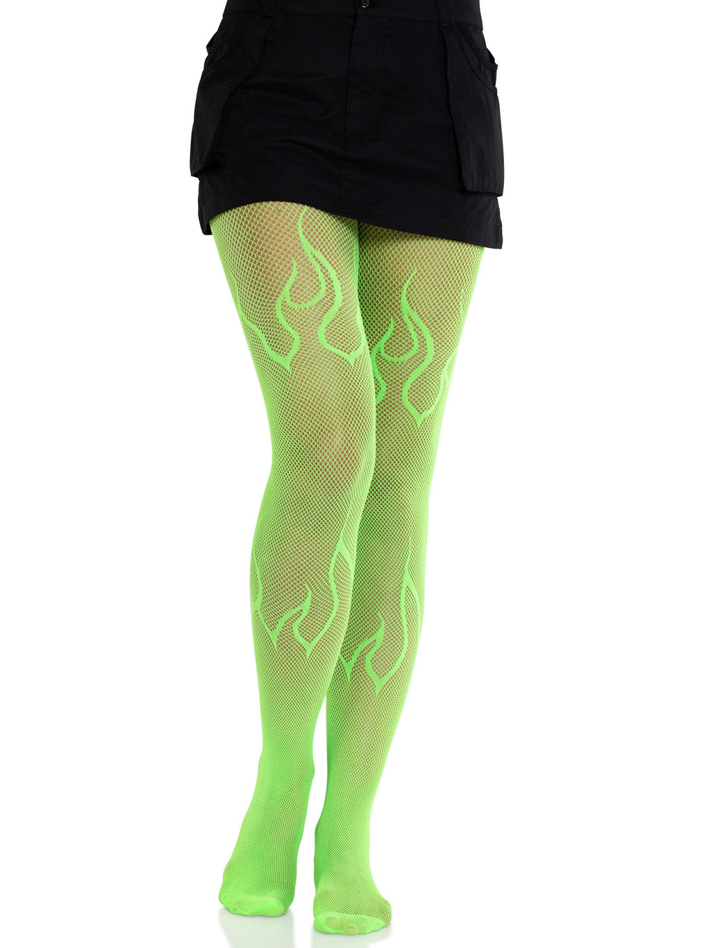 Leg Avenue Flame Fishnet Tights