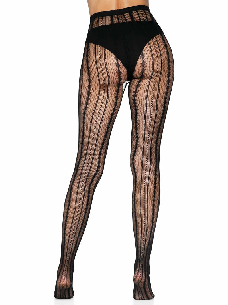 Leg Avenue Eve Vintage Pinstripe Net Tights