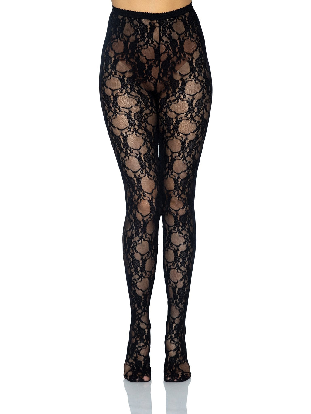 Leg Avenue Tori Floral Lace Net Tights