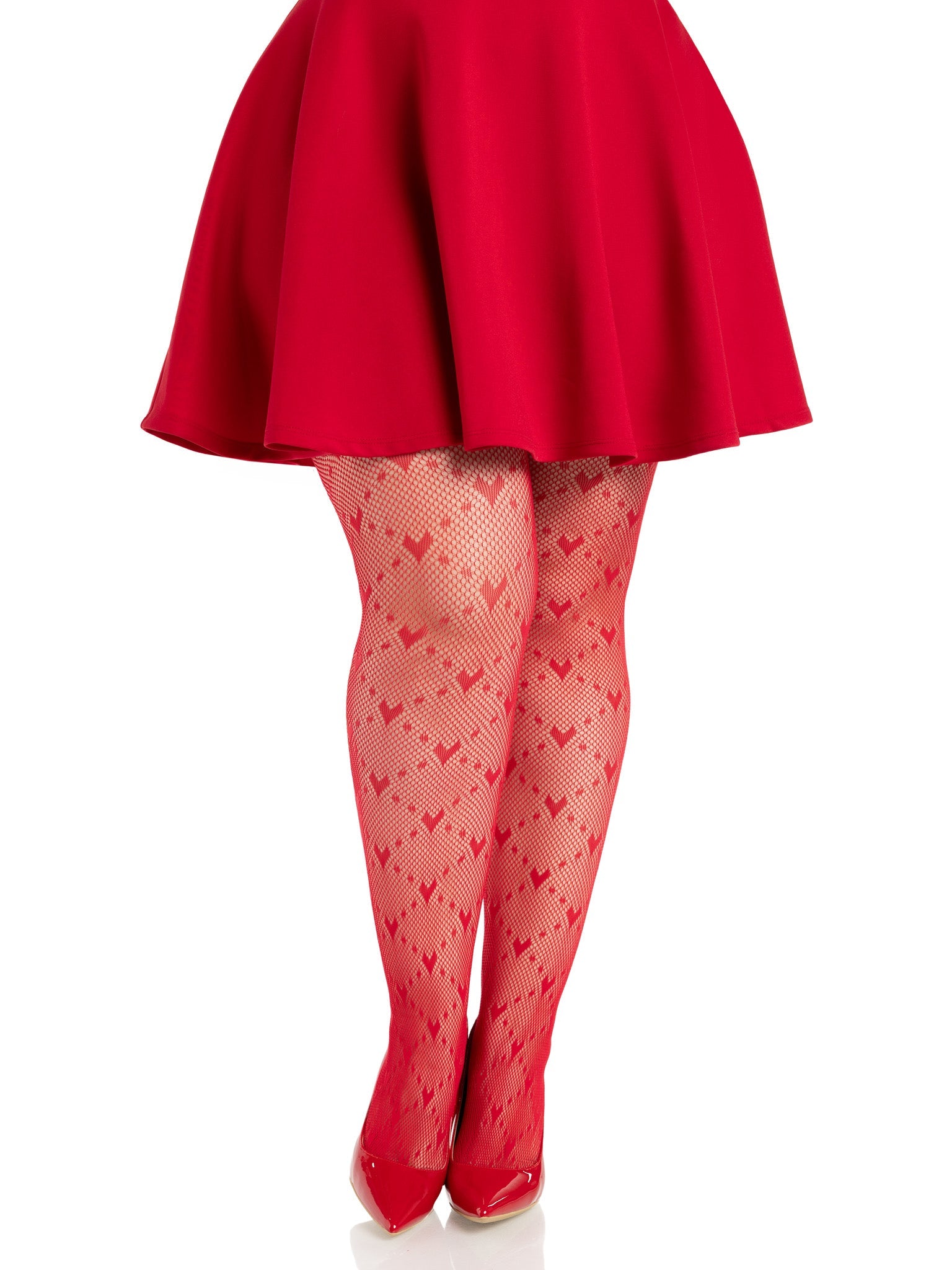 Leg Avenue Valentina Heart Net Tights