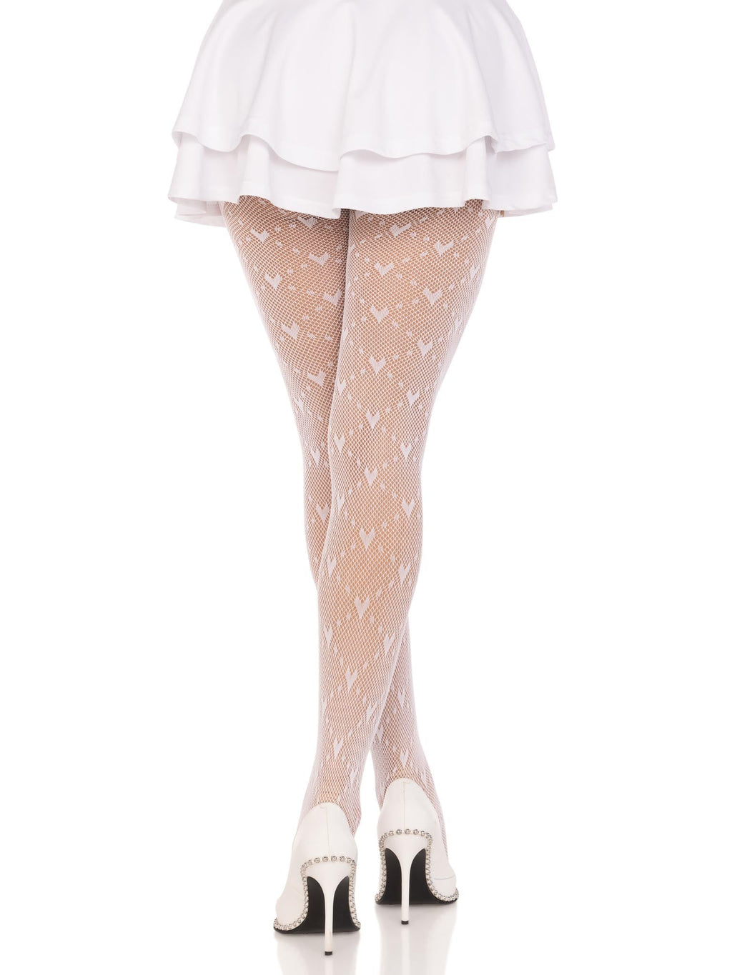 Leg Avenue Valentina Heart Net Tights
