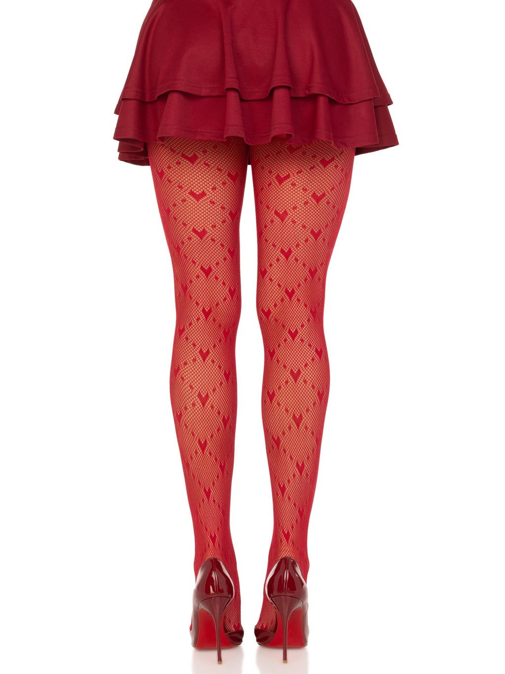 Leg Avenue Valentina Heart Net Tights