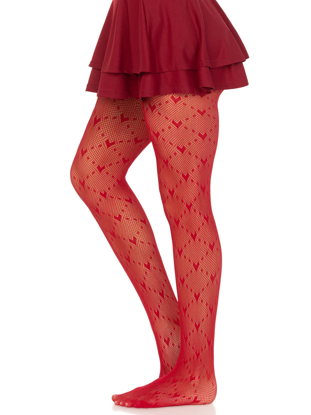Leg Avenue Valentina Heart Net Tights
