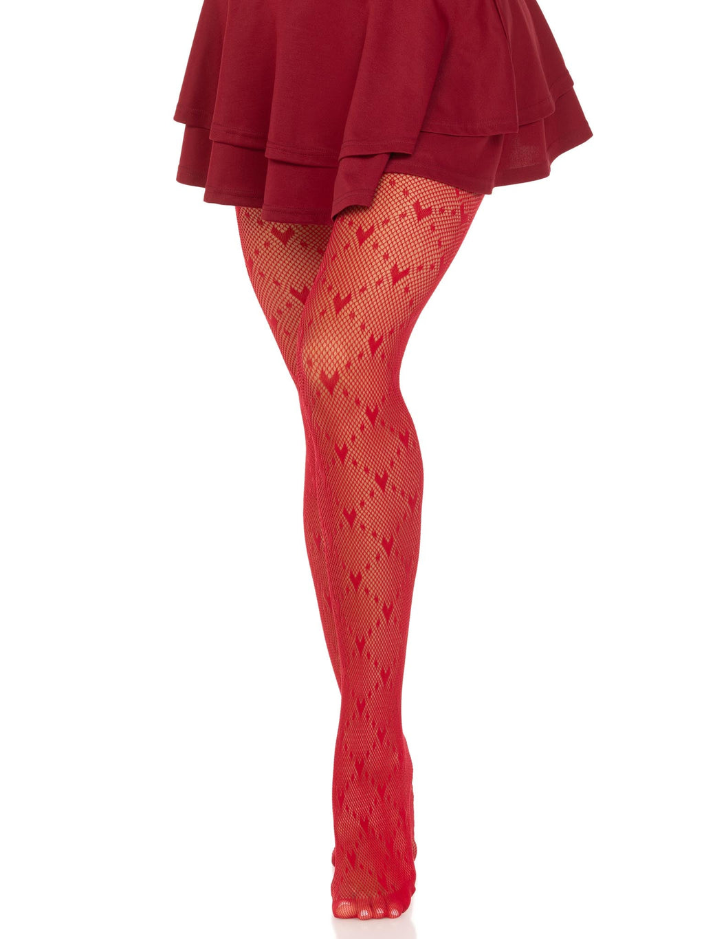 Leg Avenue Valentina Heart Net Tights