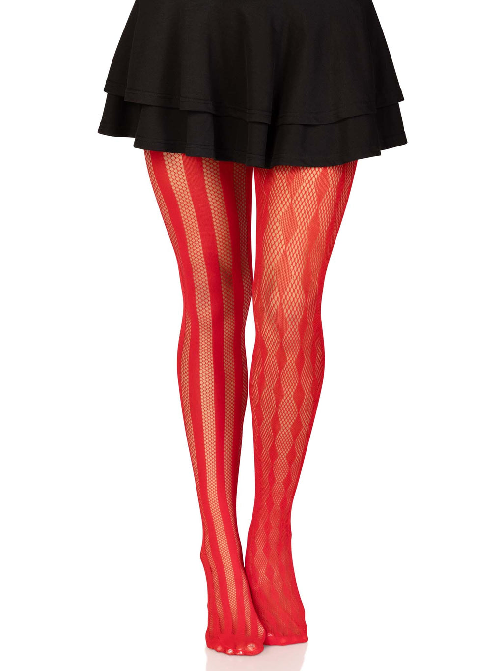 Leg Avenue Harlequin Diamond Stripe Net Tights