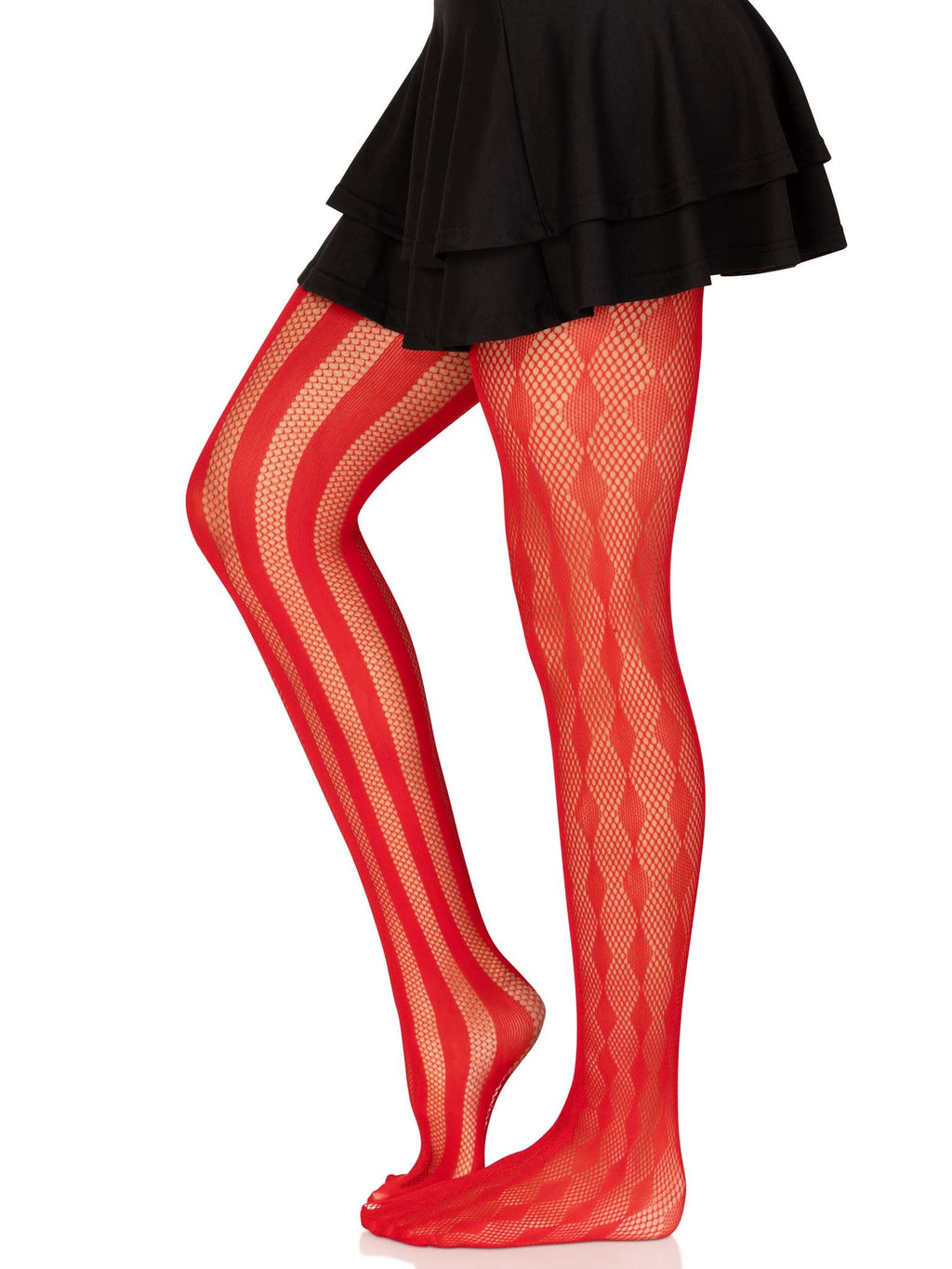 Leg Avenue Harlequin Diamond Stripe Net Tights