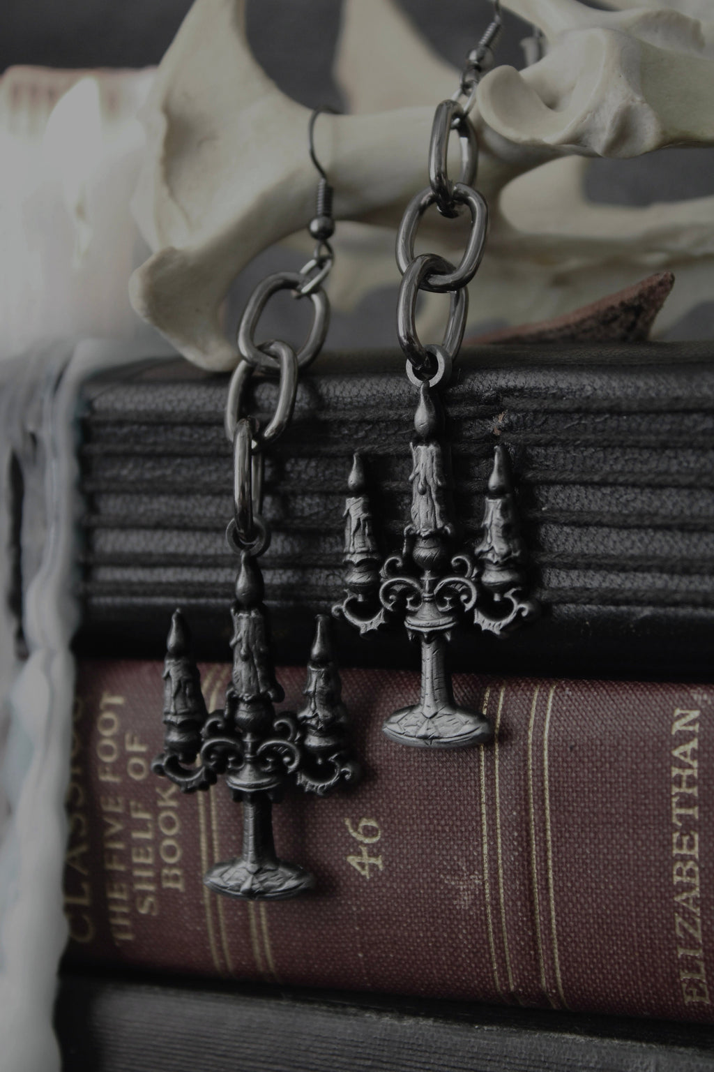 The Pretty Cult Black Mass Candelabra Earrings
