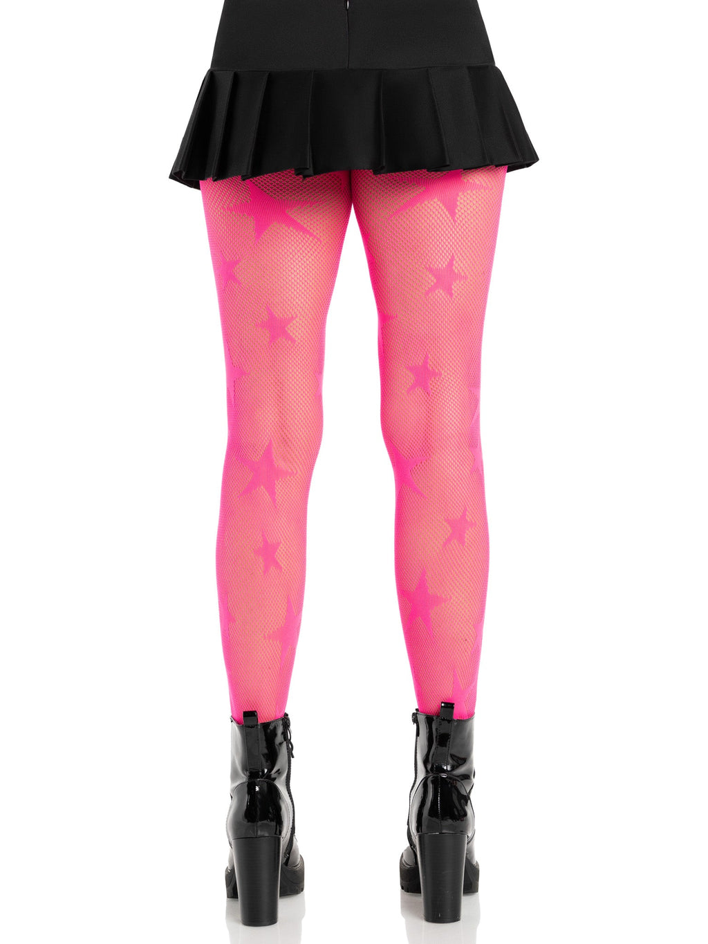 Leg Avenue Star Fishnet Black or Pink Tights 2 Sizes