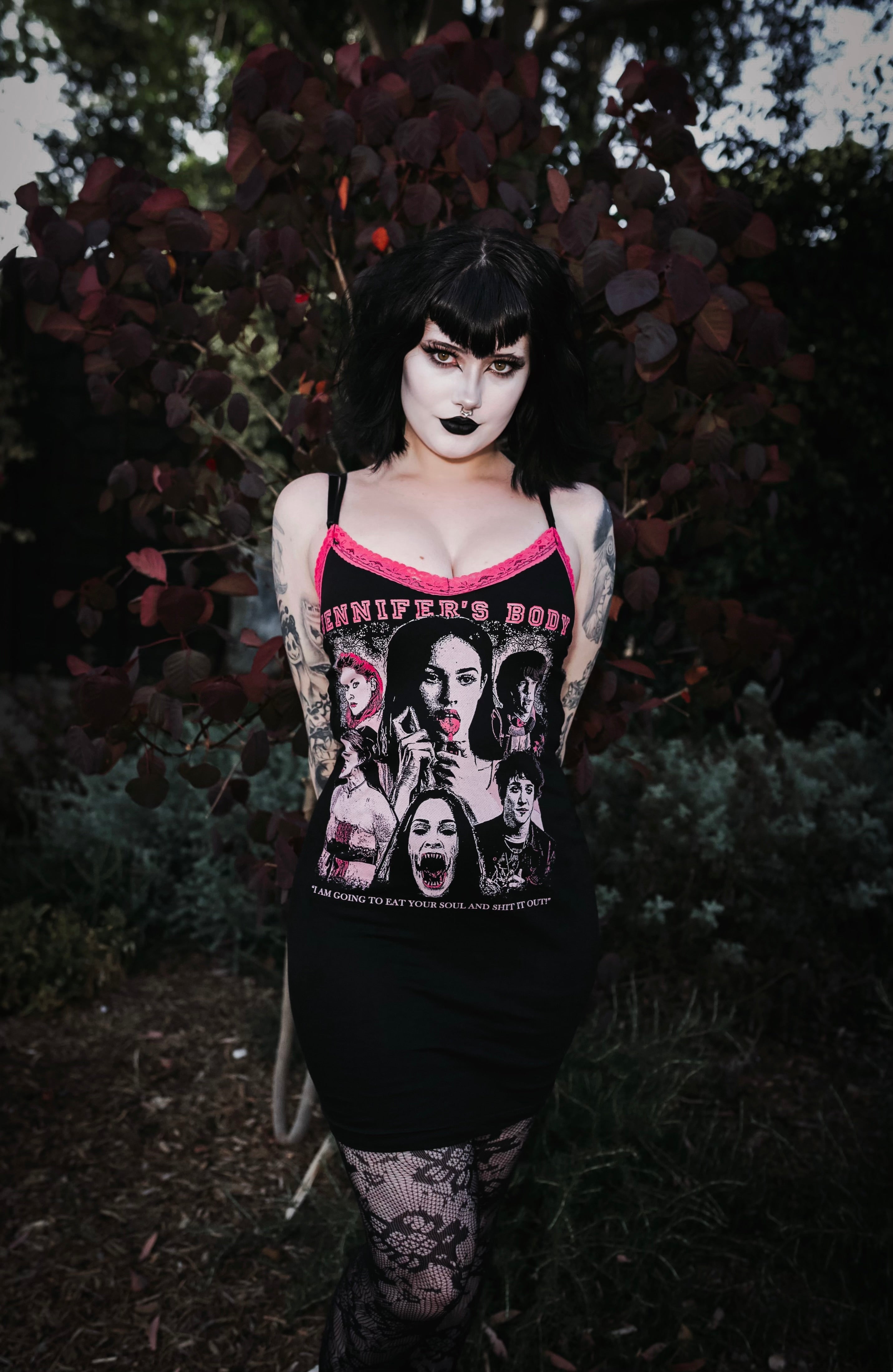 Vera's Eyecandy Jennifer's Body Lace Strap Horror Dress