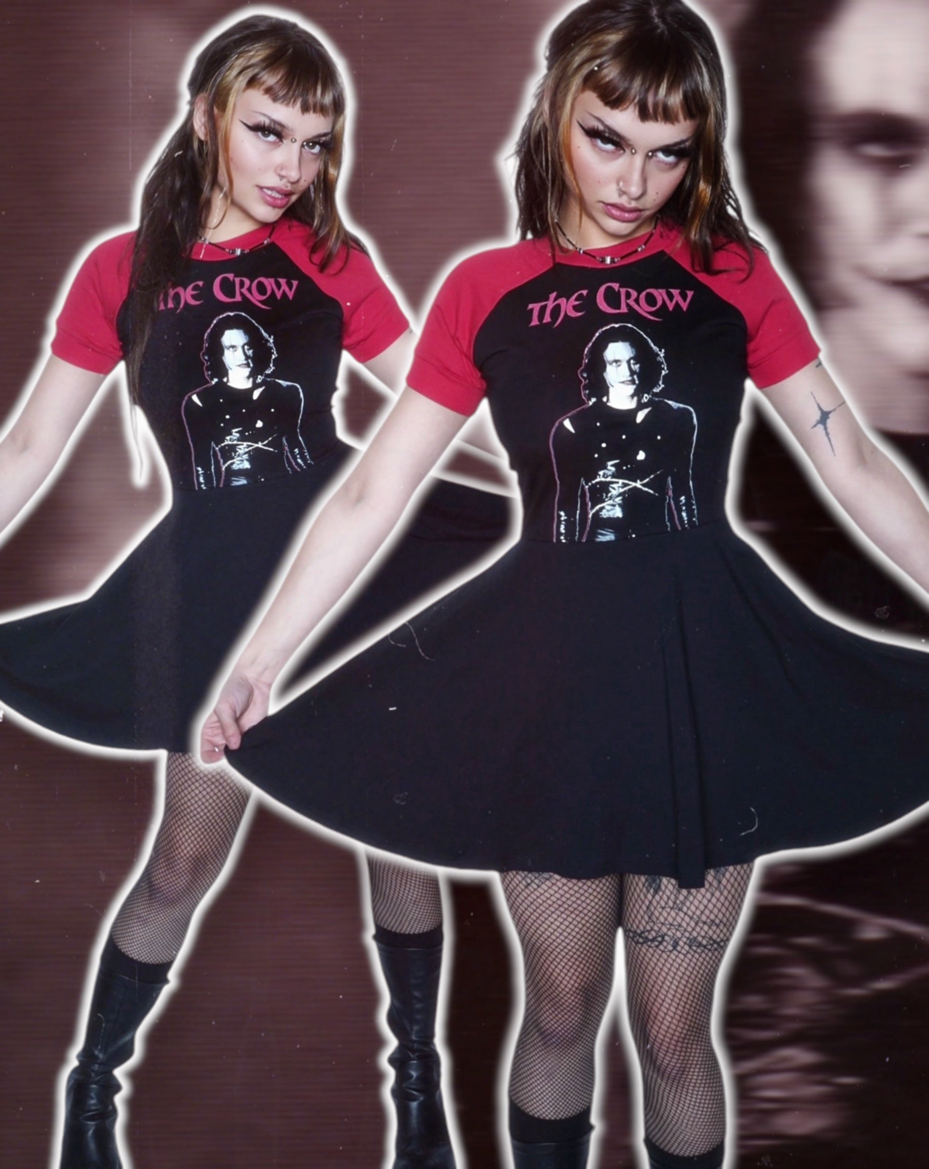 Vera's Eyecandy The Crow Movie Baby Doll Dress