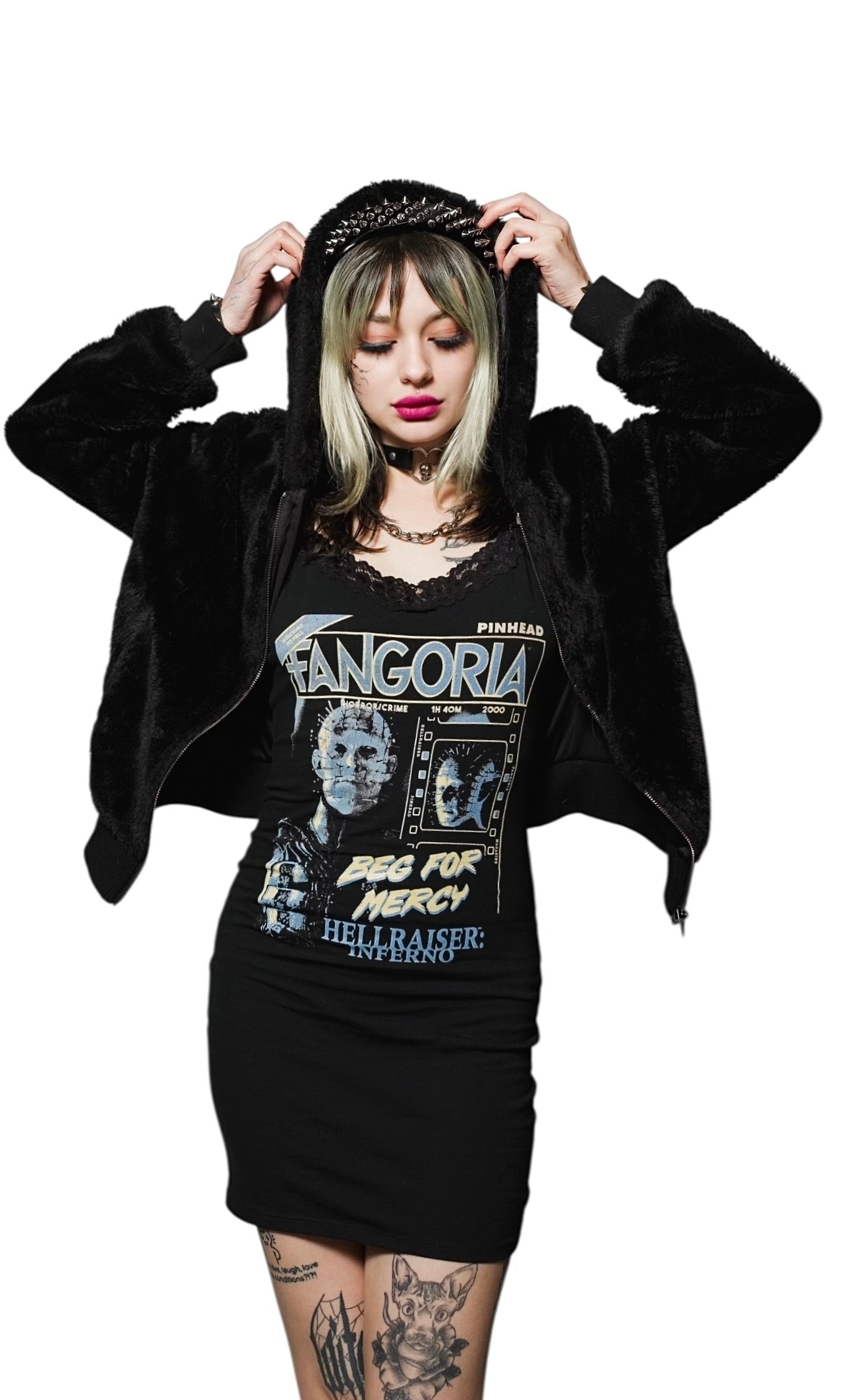 Vera's Eyecandy Hellraiser X Fangoria Magazine Cover Lace Strap Dress