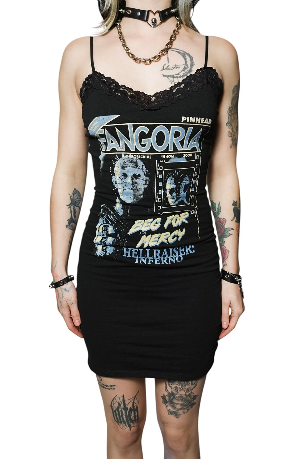 Vera's Eyecandy Hellraiser X Fangoria Magazine Cover Lace Strap Dress