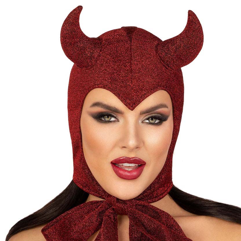 Leg Avenue Retro Red Devil Tie Bonnet