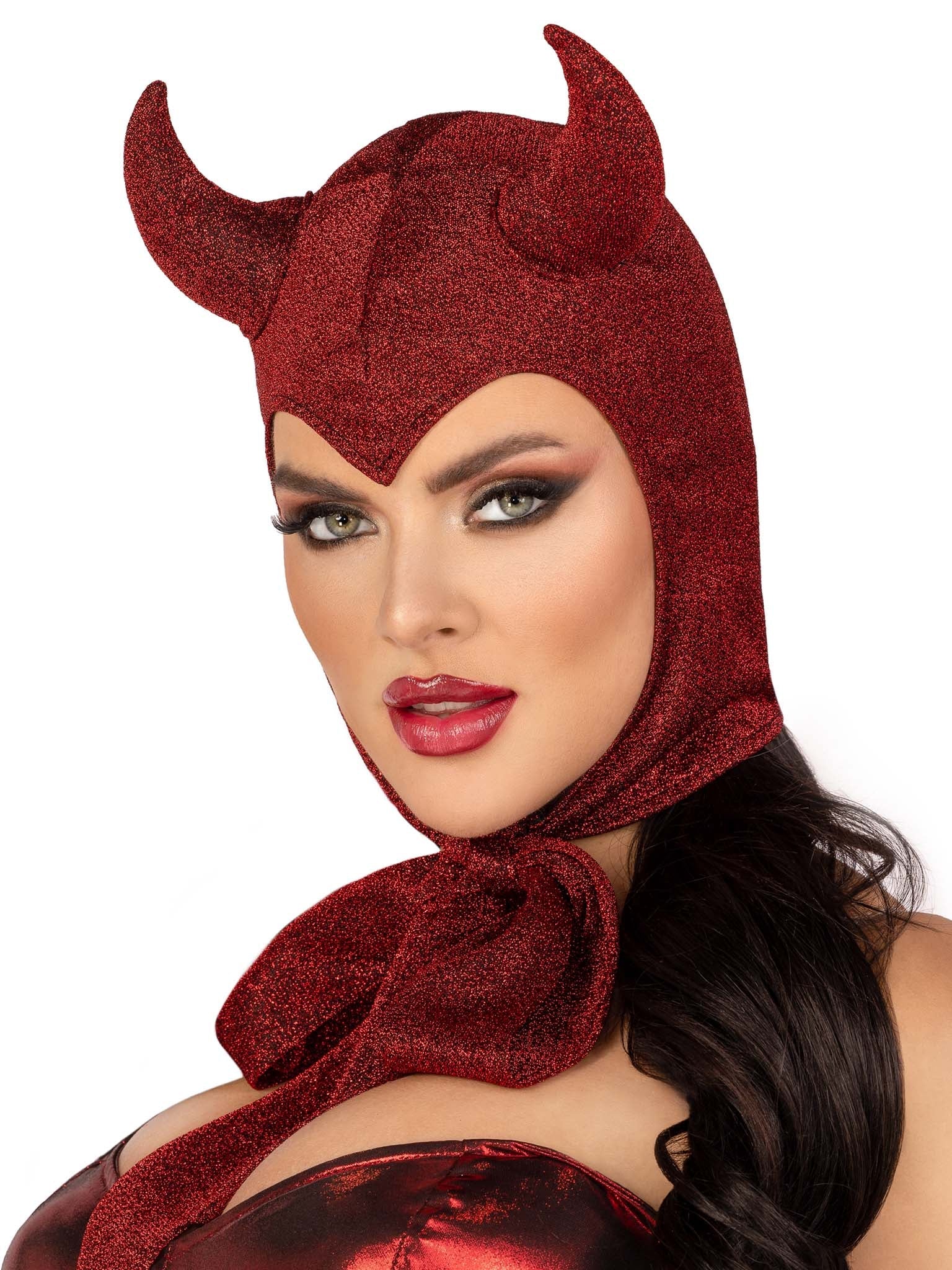 Leg Avenue Retro Red Devil Tie Bonnet