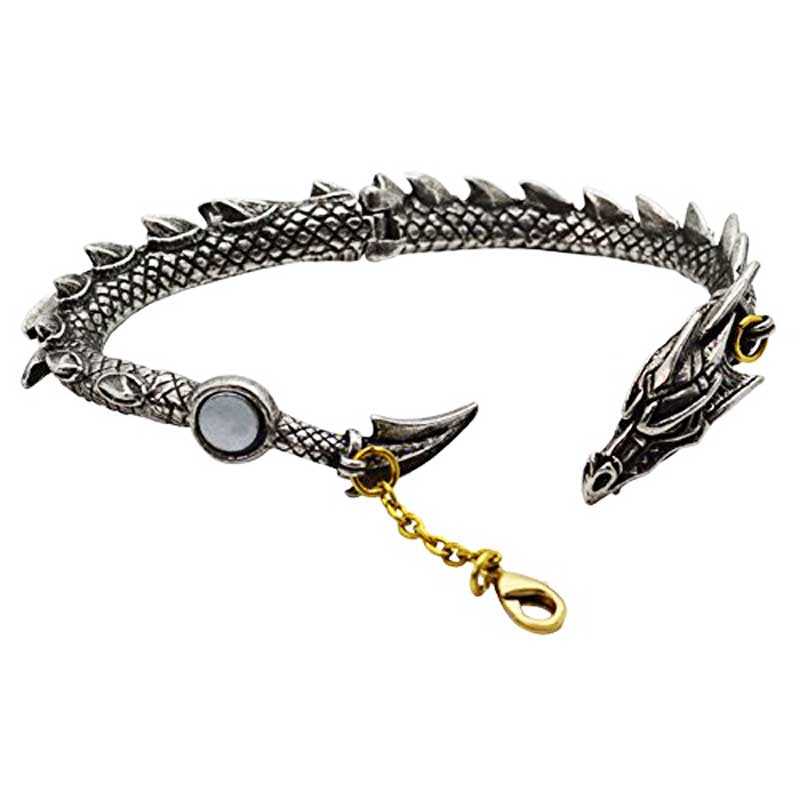 Alchemy Gothic Dragons Lure Bangle Bracelet A124